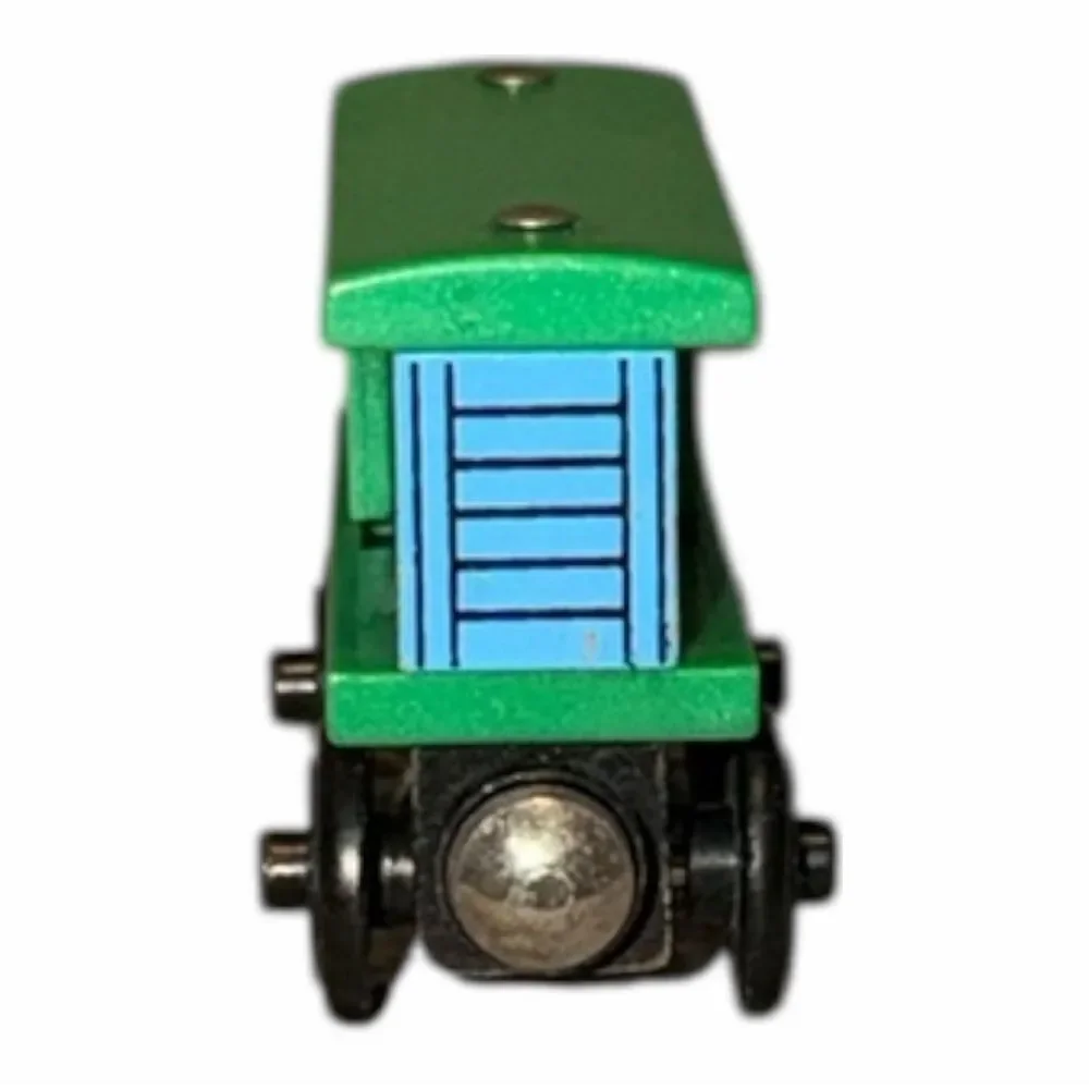 Thomas the Train Wooden Railway Friends Green Box Car 2002 Vintage Sliding Doors